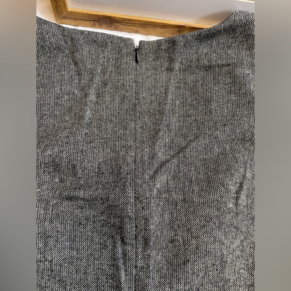 Banana Republic factory size 4 petite black/gray midi dress - Picture 4 of 7